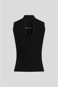 Sveter Karl Lagerfeld Jeans Klj Knitted Top Black