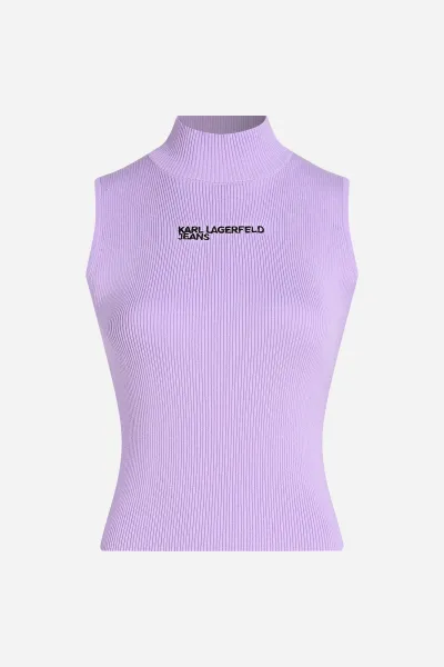 Sveter Karl Lagerfeld Jeans Klj Knitted Top Lavendula