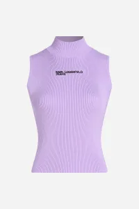 Sveter Karl Lagerfeld Jeans Klj Knitted Top Lavendula