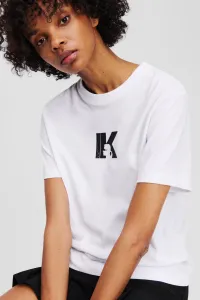 Tričko Karl Lagerfeld Jeans Klj Reg K Logo Tee White