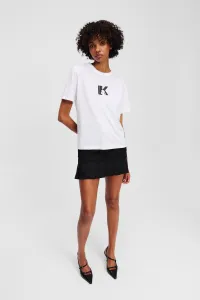 Tričko Karl Lagerfeld Jeans Klj Reg K Logo Tee White