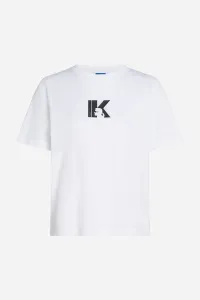 Tričko Karl Lagerfeld Jeans Klj Reg K Logo Tee White