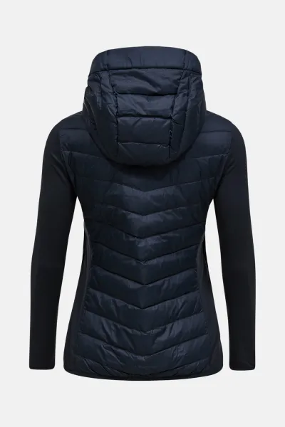 Bunda Peak Performance W Frost Down Hybrid Hood Black