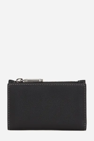 Peňaženka Karl Lagerfeld Jeans Klj Metal Logo Bifold W/Zip Black