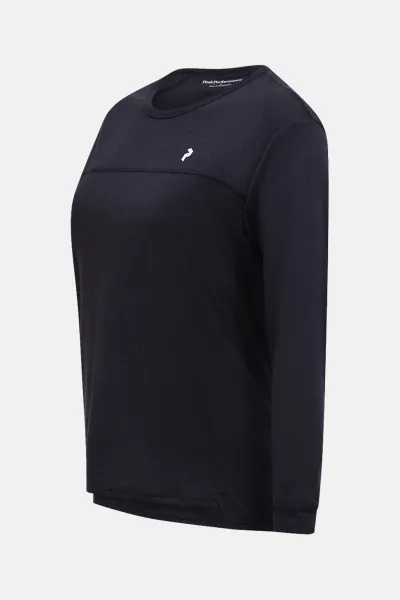 Tričko Peak Performance W Trail Wool Blend Ls Black