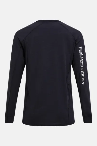Tričko Peak Performance W Trail Wool Blend Ls Black