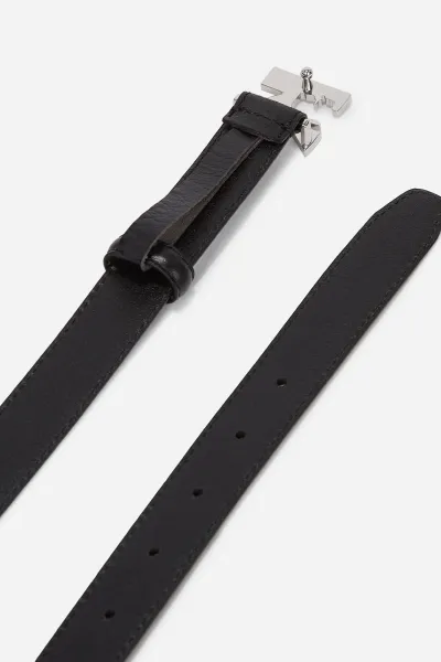 Opasok Karl Lagerfeld Jeans Klj Logo Belt Black