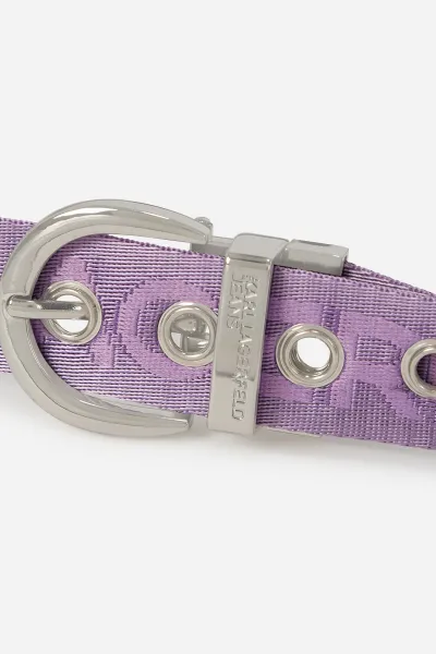 Opasok Karl Lagerfeld Jeans Klj Reversible Webbing Belt Lavendula
