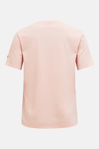 Tričko Peak Performance W Explore Graphic Tee Peach Fuzz
