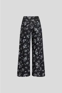 Džínsy Karl Lagerfeld Aop Orchid Denim Pants Orchid Dark Blue Denim Aop