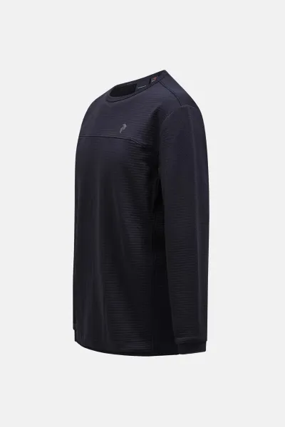 Mikina Peak Performance M Trail Polartec Crew Black