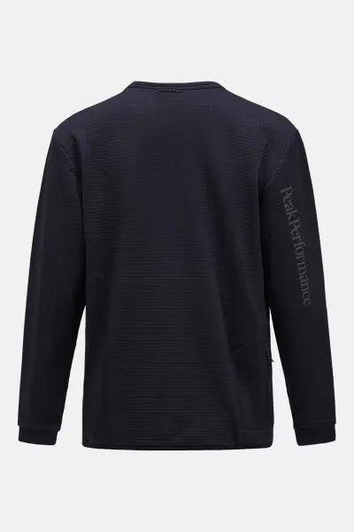 Mikina Peak Performance M Trail Polartec Crew Black
