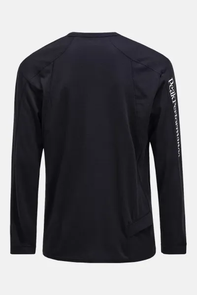 Tričko Peak Performance M Trail Wool Blend Ls Black
