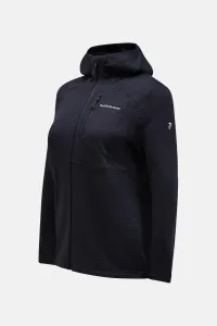 Mikina Peak Performance W Trail Polartec Zip Hood Black