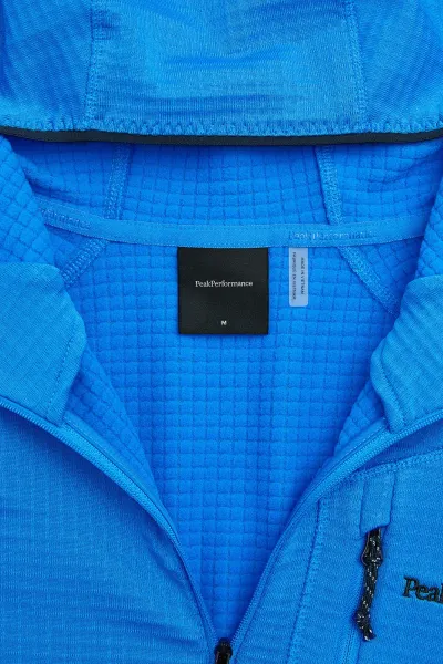 Mikina Peak Performance M Trail Polartec Zip Hood Azure Ascent