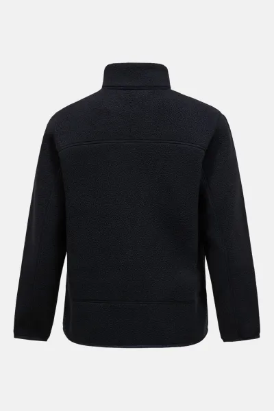 Mikina Peak Performance W Fleece Zip Cardigan Black