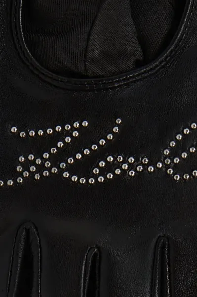 Rukavice Karl Lagerfeld K/Signature Fl Glove Black