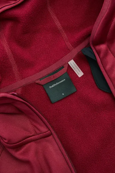 Mikina Peak Performance W Midlayer Zip Hood Vertical Zenith