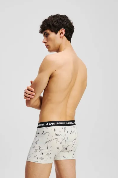 Boxerky Karl Lagerfeld 3-pak čierna farba, A3M47013