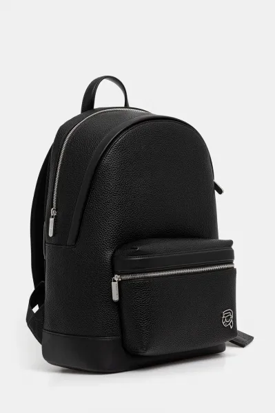 Ruksak Karl Lagerfeld K/ICON pánsky, čierna farba, veľký, jednofarebný, A3M30168