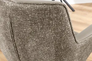Otočné jedálenské kreslo 2 ks KEUS Dekorhome