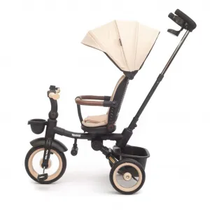 Luxusná detská trojkolka s osvetlením Milly Mally Twinkle beige