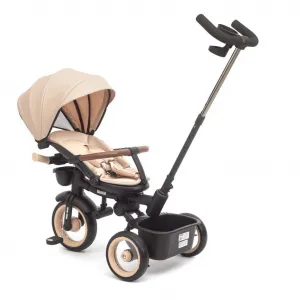 Luxusná detská trojkolka s osvetlením Milly Mally Twinkle beige