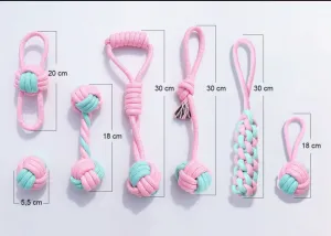 Sada hračiek pre psov PINKY (7 ks)