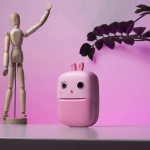 Mini Termálna Tlačiareň s Kamerou a Videorekordérom – Ružová H36821
