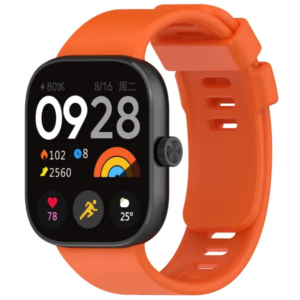 BStrap Silicone remienok na Xiaomi Redmi Watch 4, orange