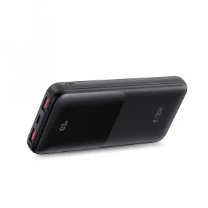 Tech-Protect PB01 Power Bank 10000mAh 2x USB / USB-C 22.5W, čierny