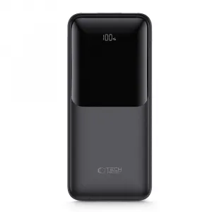 Tech-Protect PB01 Power Bank 10000mAh 2x USB / USB-C 22.5W, čierny