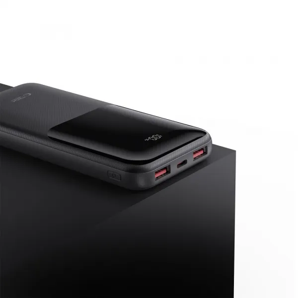 Tech-Protect PB01 Power Bank 10000mAh 2x USB / USB-C 22.5W, čierny