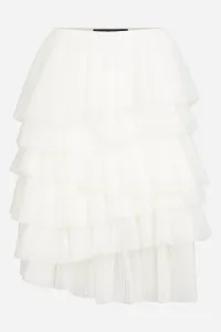 Sukňa Karl Lagerfeld Tuile Skirt White