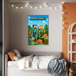 Detský farebný obraz - Minecraft