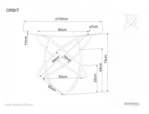 Stôl Orbit