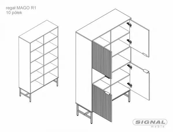 Knižnica Mago R1