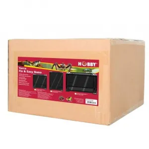 HOBBY Terra Fix & Easy Nano 2 -Terárium pre menšie plazy a hmyzy 30x30x45cm 6,55 kg
