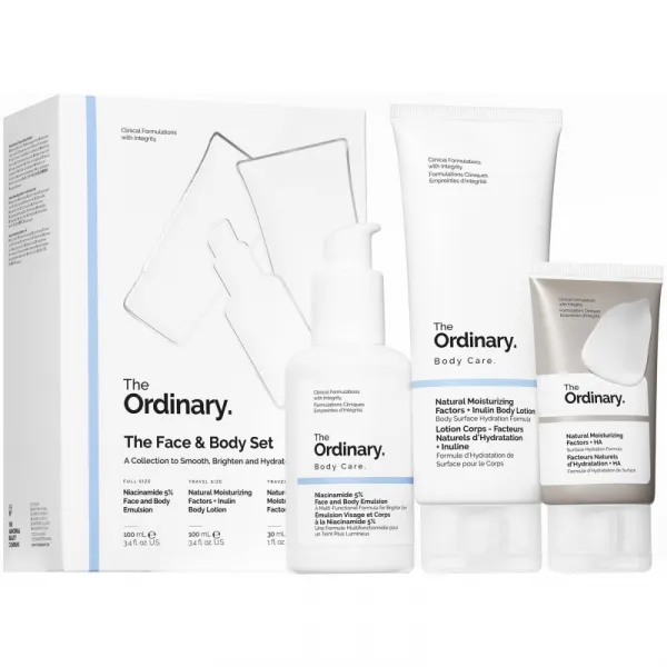 The Ordinary The Face & Body Set darčeková sada na telo a tvár