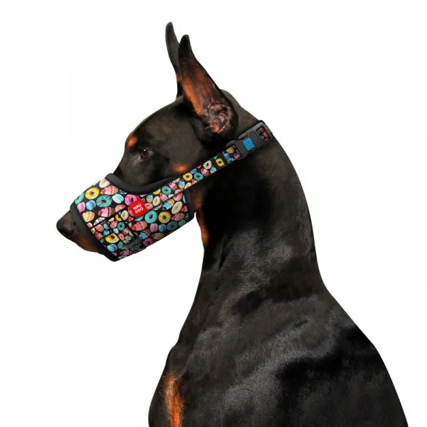 Nylonový náhubok pre psa nastaviteľný DONUT, obvod papule: 25 - 34cm