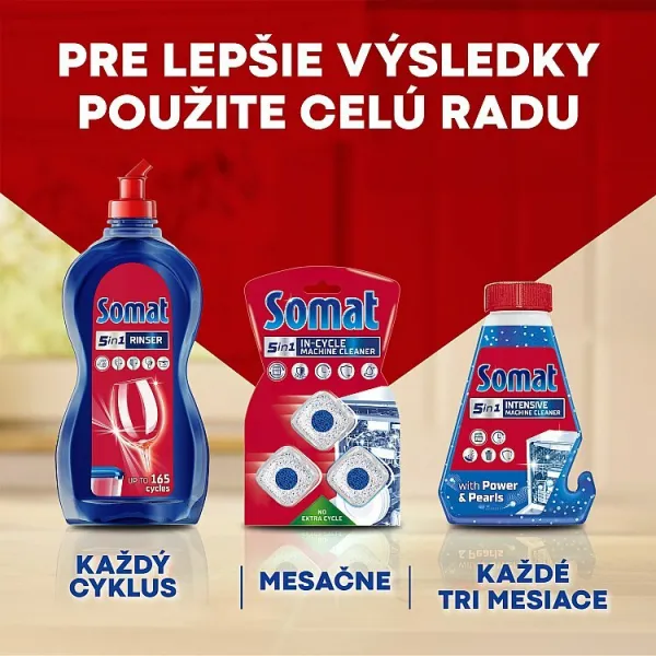 Somat Excellence 4in1 kapsuly do umývačky riadu 75 ks 1425 g