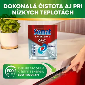 Somat Excellence 4in1 kapsuly do umývačky riadu 75 ks 1425 g