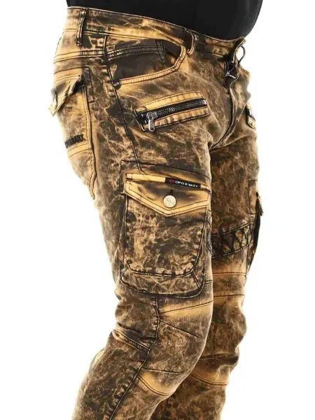 Pánske rifle CIPO & BAXX CD780 BROWN Farba: Hnedá, Konfekčná veľkosť: W30/L34
