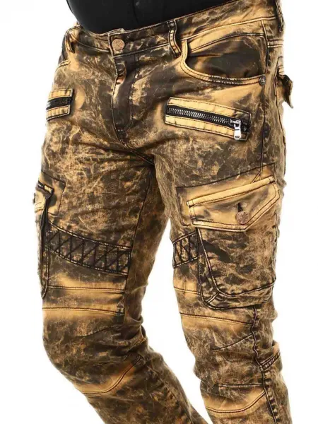 Pánske rifle CIPO & BAXX CD780 BROWN Farba: Hnedá, Konfekčná veľkosť: W30/L34