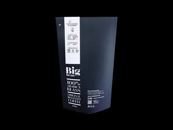 BigBean zrnková káva bezkofeínová Mexico Mountain Water Organic 100% Arabica 250g