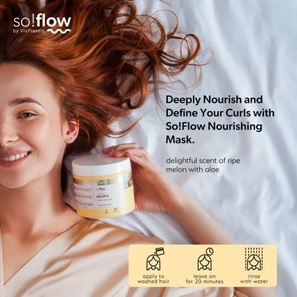 so!flow Curly Hair Nourishing Mask výživná maska pre kučeravé vlasy 400 ml