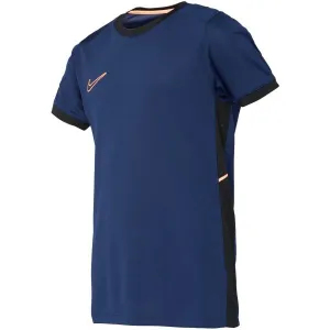 Nike DRI-FIT ACADEMY Detské futbalové tričko, tmavo modrá, veľkosť