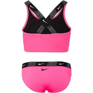 Nike NIKE LOGO TAPE Dievčenské plavky, ružová, veľkosť