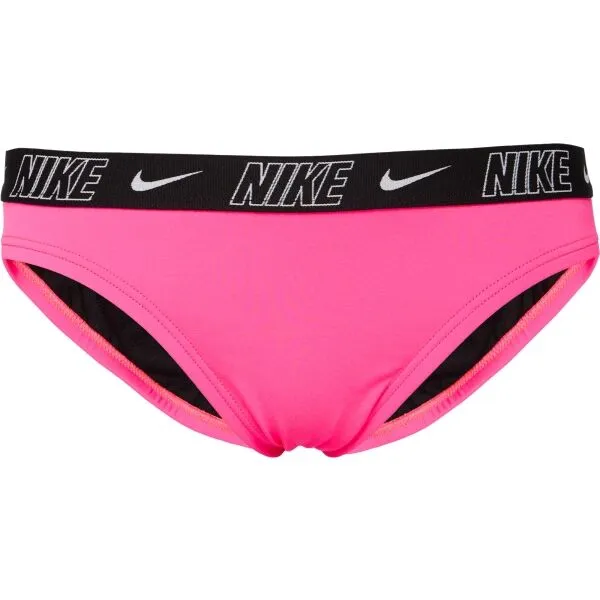 Nike NIKE LOGO TAPE Dievčenské plavky, ružová, veľkosť