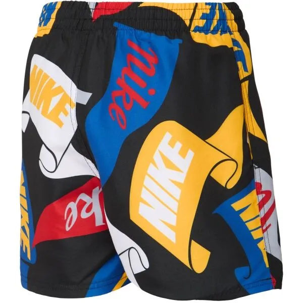 Nike NIKE TOSSED FLAGS Chlapčenské plavky, čierna, veľkosť